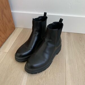 Marc Fisher Black Chelsea Boots
